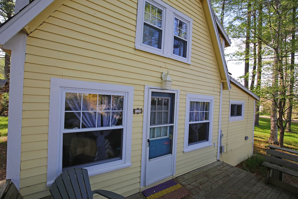 Front of the cottage