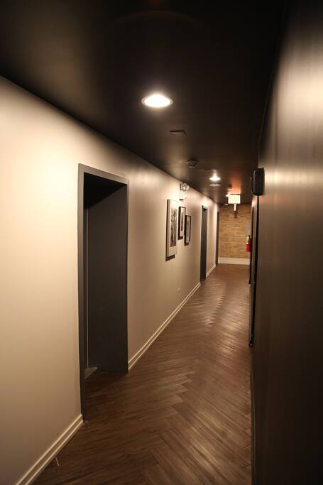 Hallway to unit