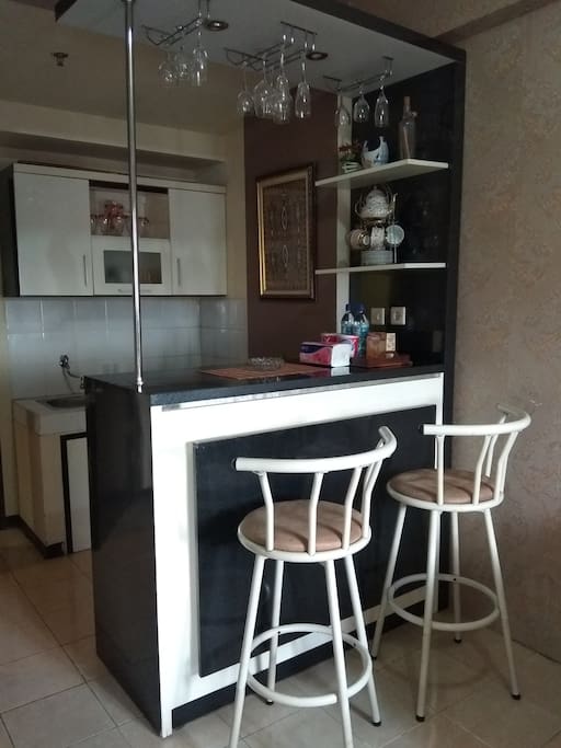 Bar and kitchen