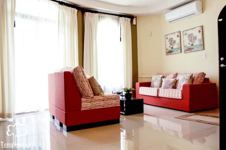 living room, upper apartment with pull out couch