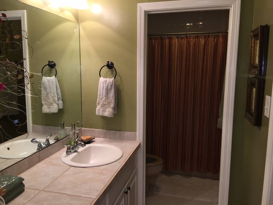 Guest Bathroom adjoins Guest Bedroom