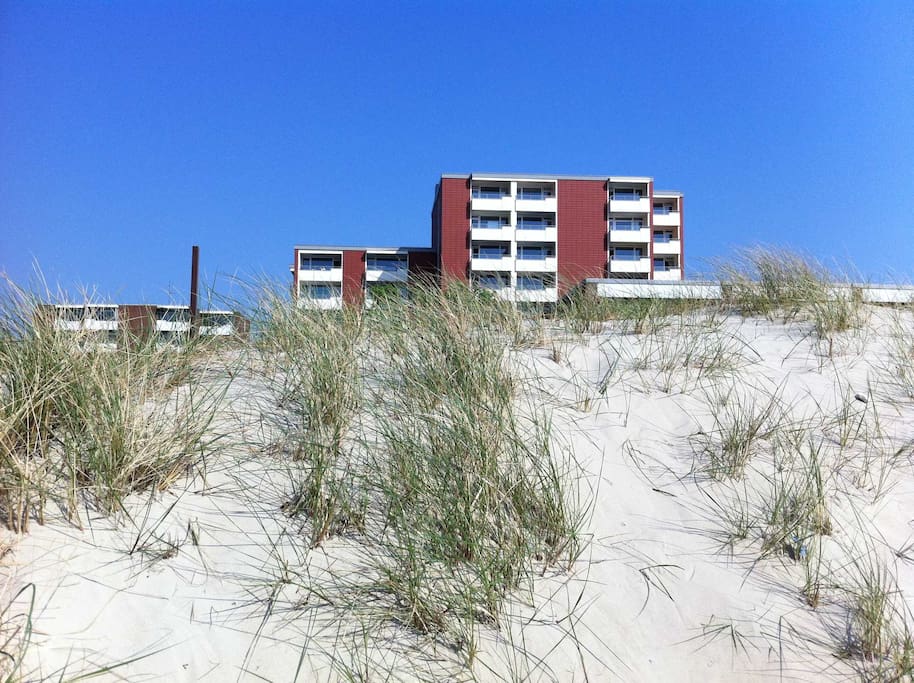 Außenansicht vom Strand