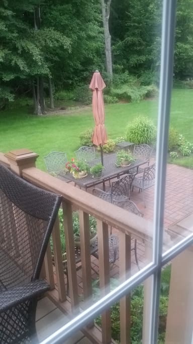 Deck and patio