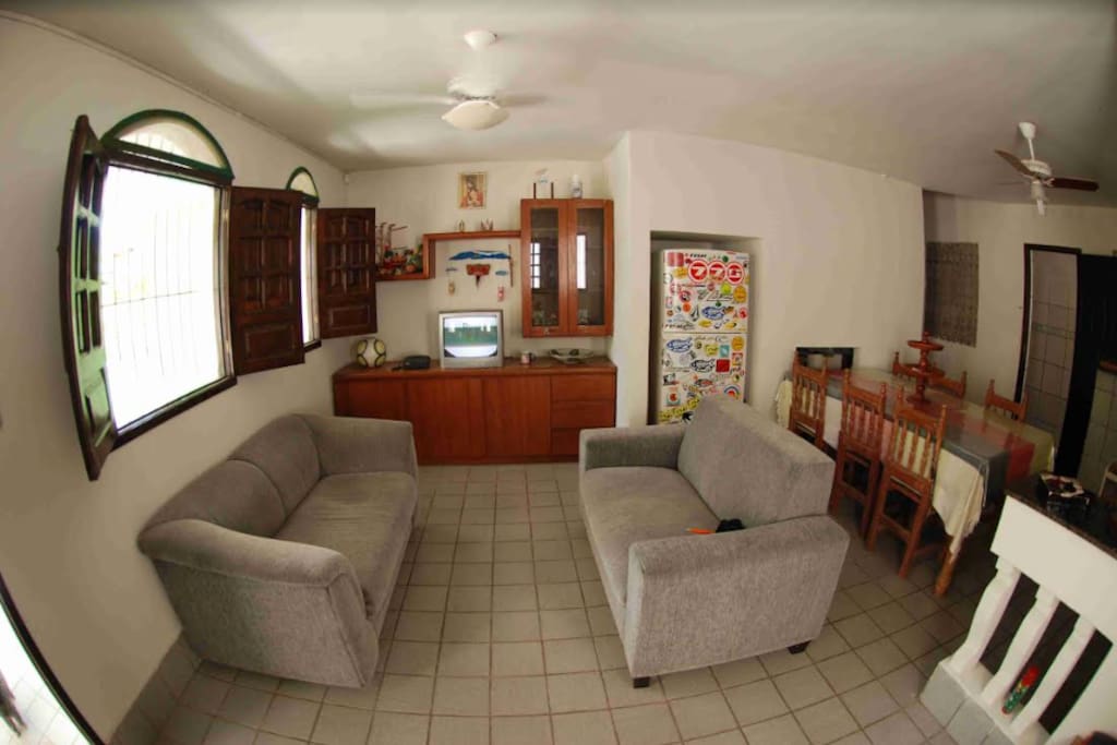 Sala de estar/ sala de jantar.