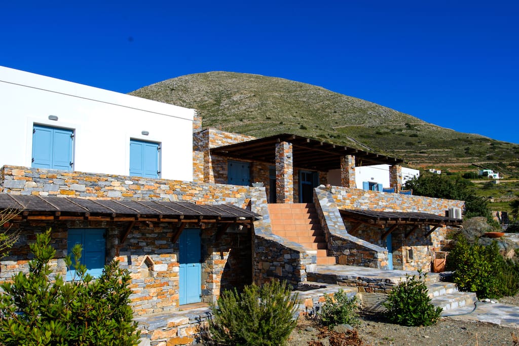 This luxury suite is located at the top left of the complex as shown in this photo.