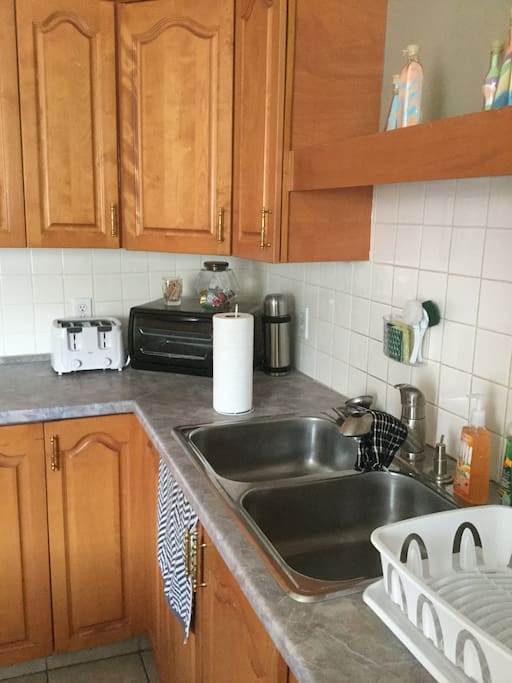 Another view of the kitchen