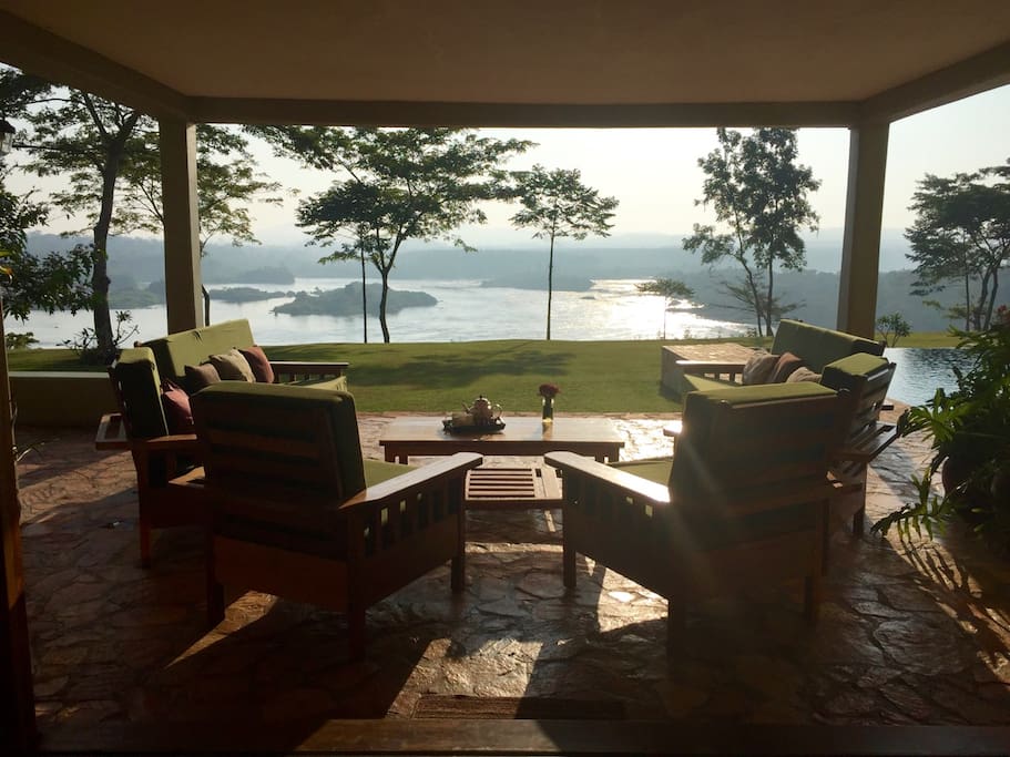 Early morning tea on the veranda