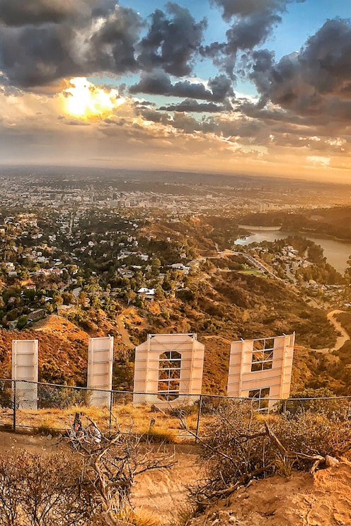 Coucher Du Soleil Et Rires Sur Les Hauteurs De Los Angeles