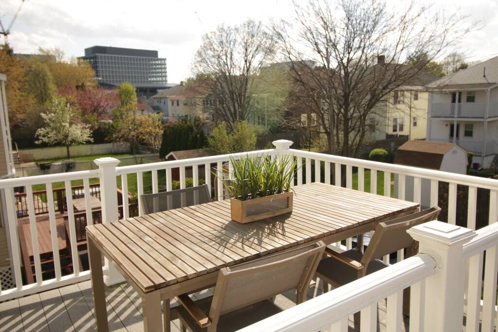 Beautiful Back Deck for Dining & Relaxing