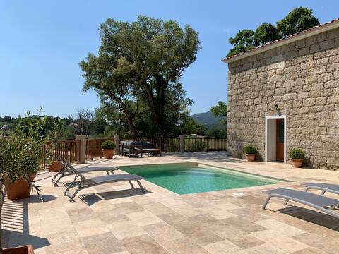 Typical country house in the heart of an estate.