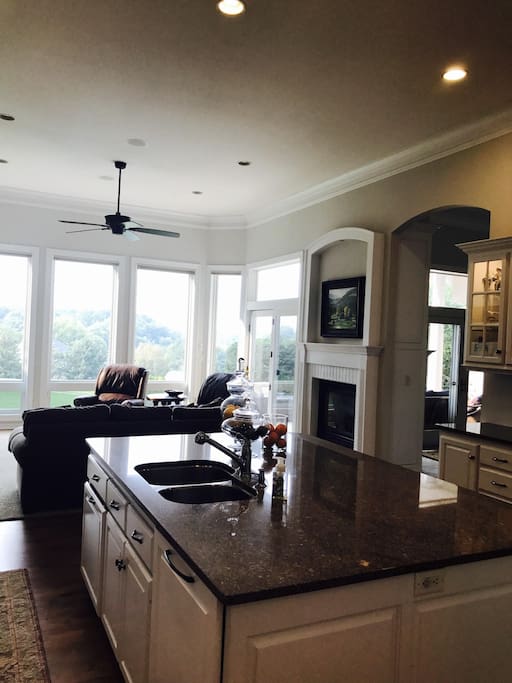 Kitchen and Sitting Area