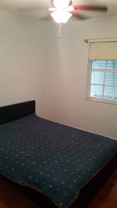 Guest bedroom for rent- it is currently being fixed up. Contains a queen-sized bed, closet, 6-drawer dresser. When complete, it will have a night-stand with clock.