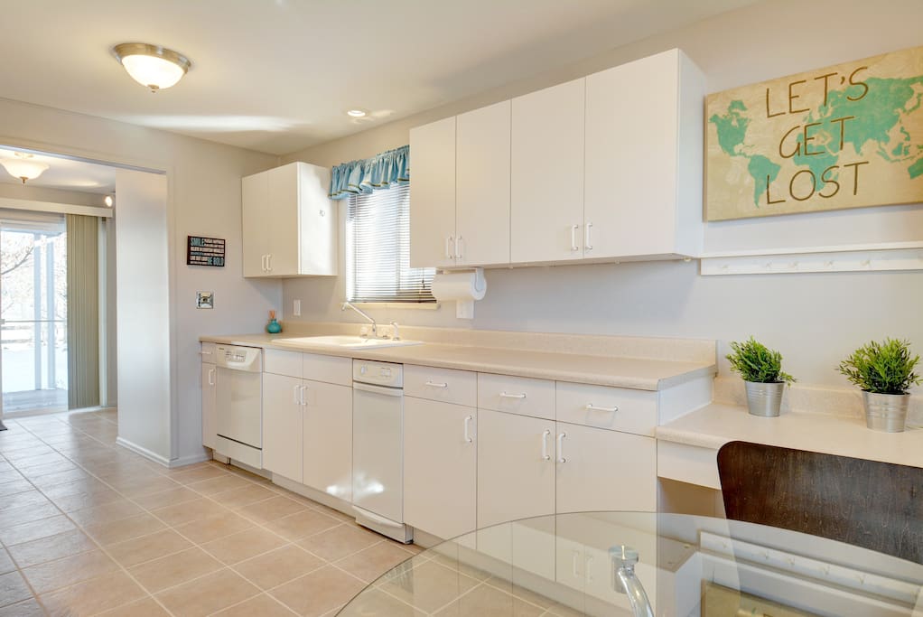 Kitchen - fully stocked, all dishes and utensils provided