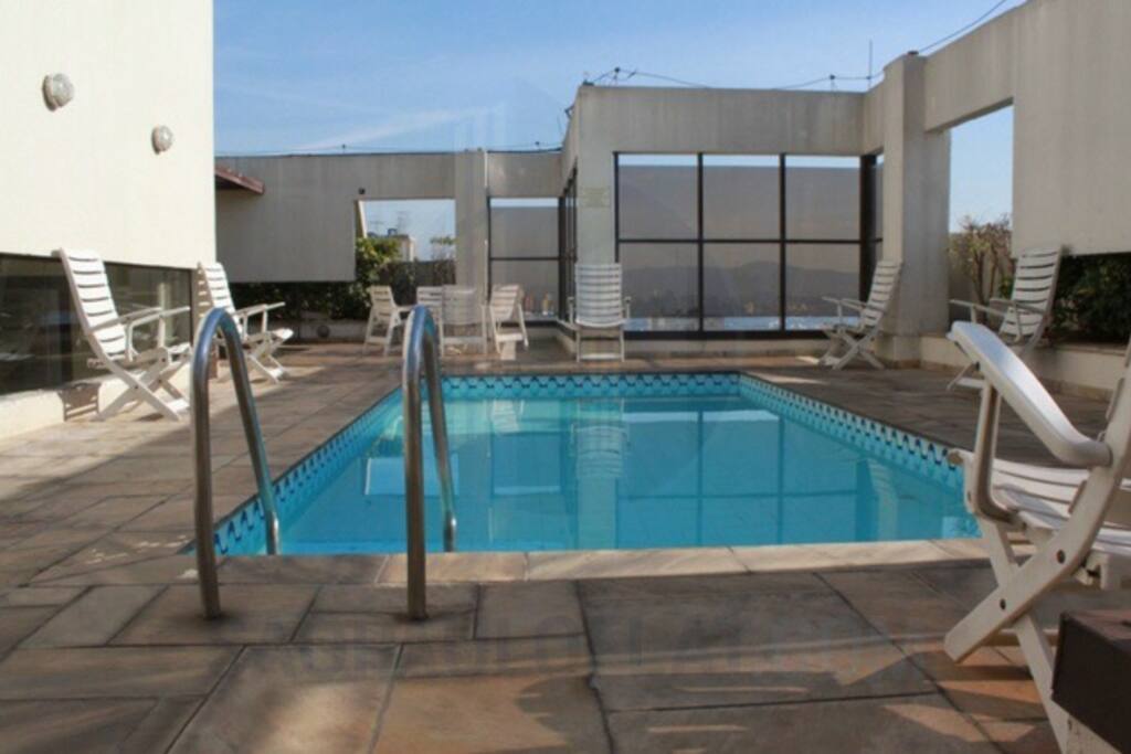 The leisure area offers swimming pool, sauna and gym.