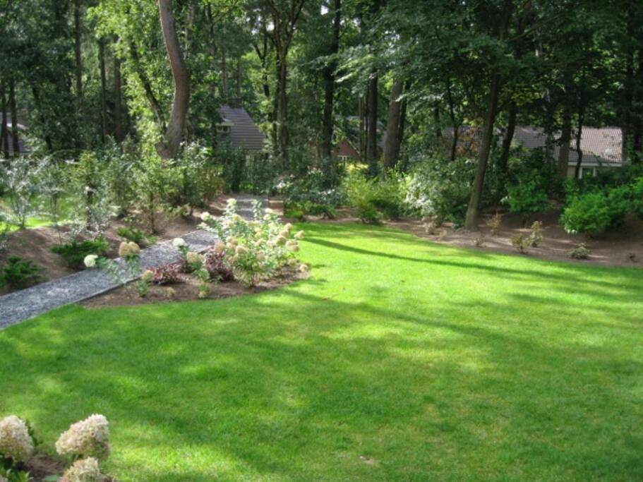 Heerlijke ruime tuin (800m2), veel privacy