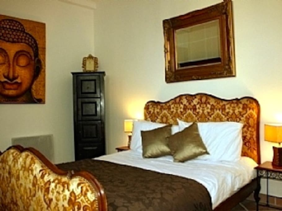 Double bedroom with large double wardrobe with en-suite Shower and toilet