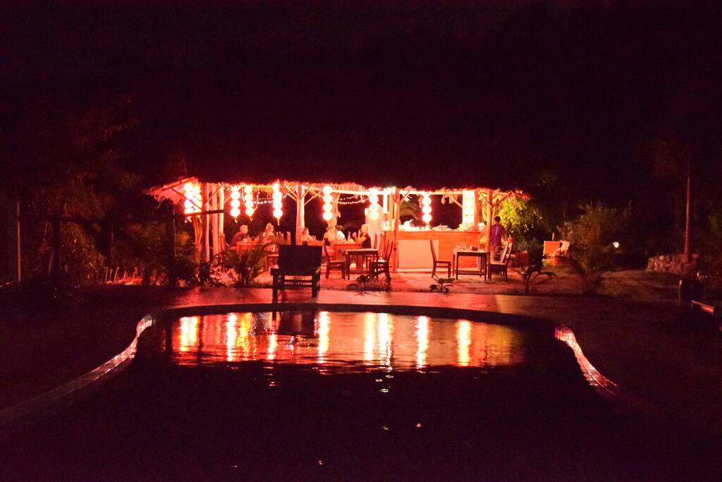 Poolside restaurant