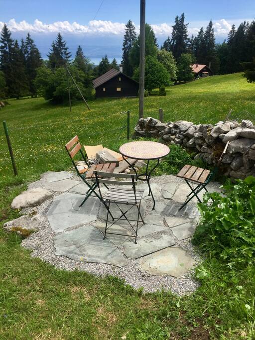La terrasse du bas ;-)
