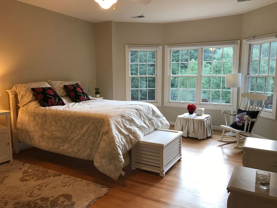 Bedroom with view.
