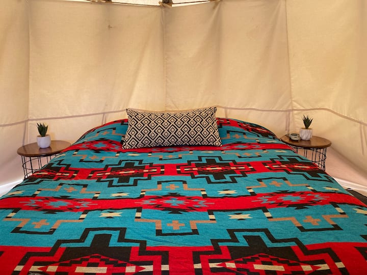 The Rising Sun Tipi at Lazy Sky (2)
