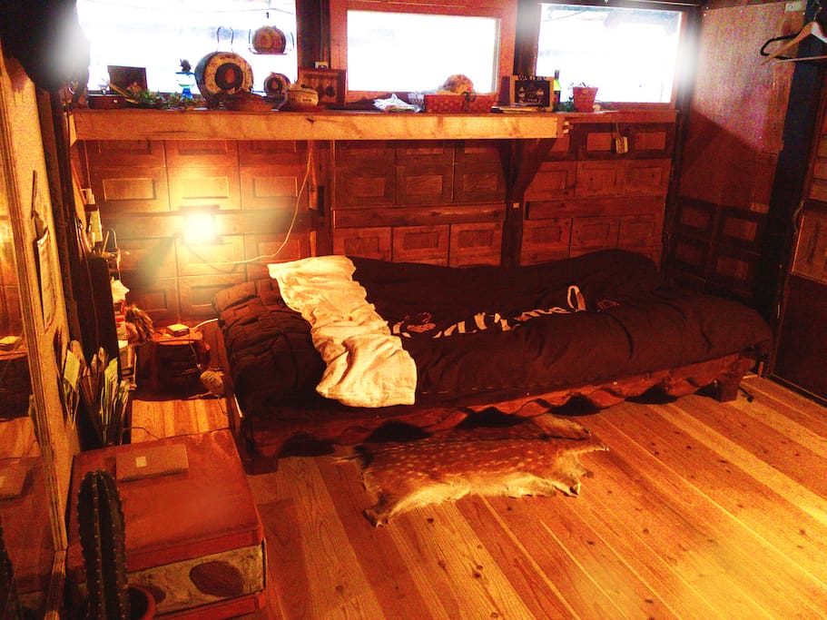 your guest room, chocolate room