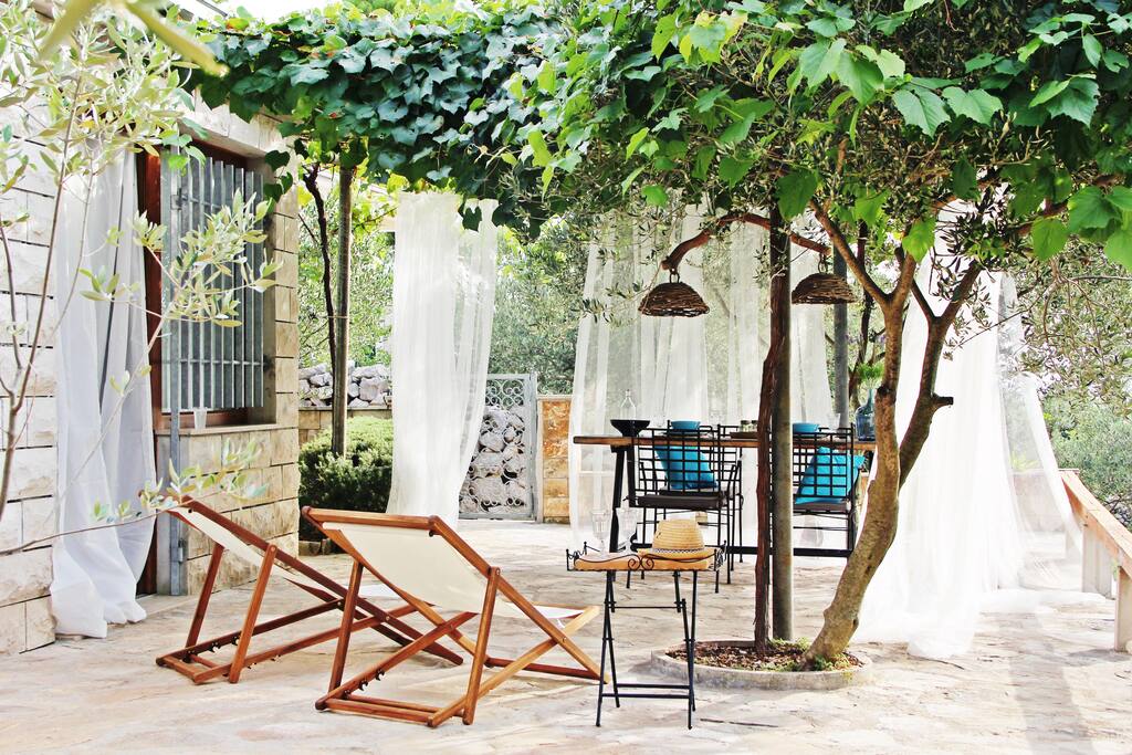 Outside sitting area