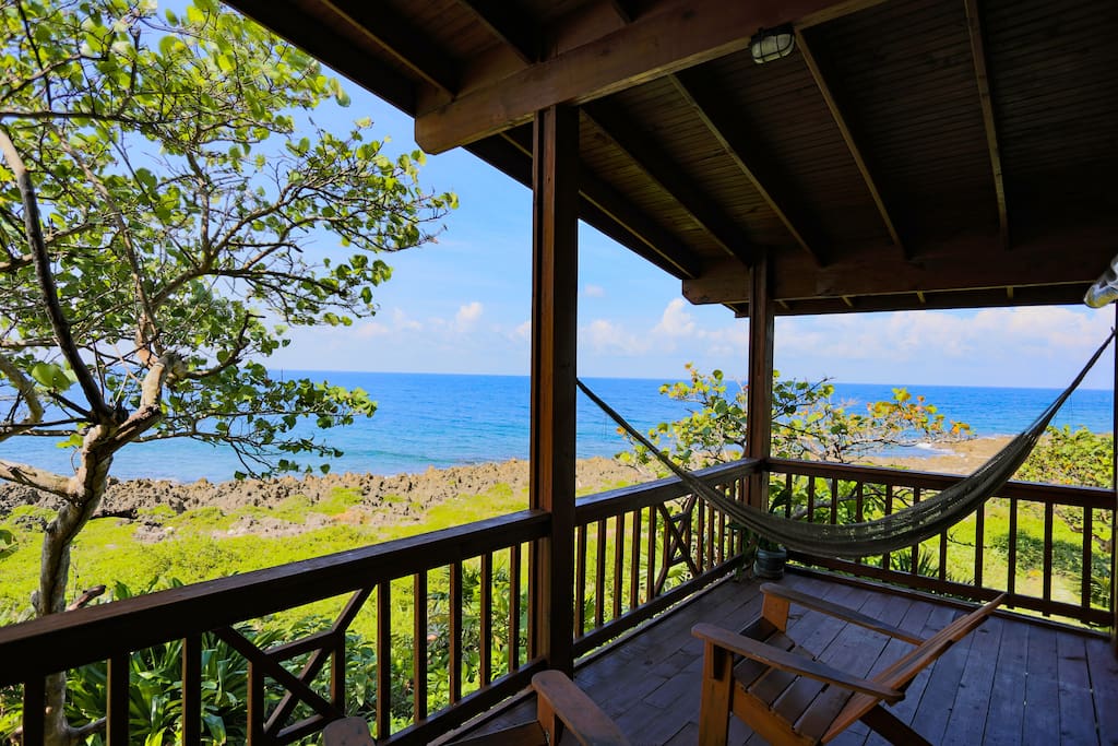 Balcony with Hammock and Ocean View
