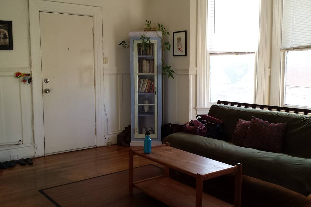 Living room (open and spacious!)