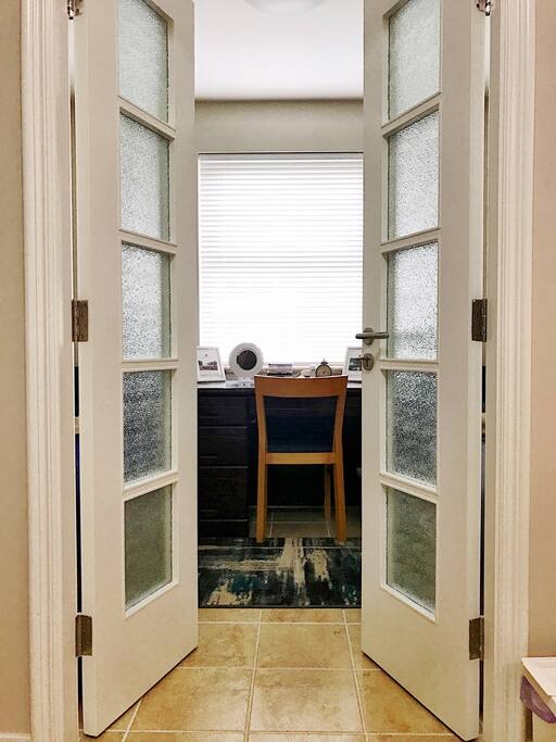 Door to your guest room.