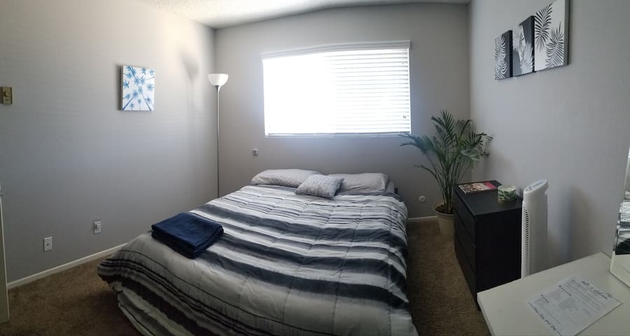Comfy and spacious bedroom, close to everything.