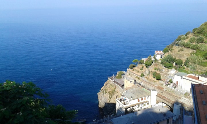 Terrace with a sea view