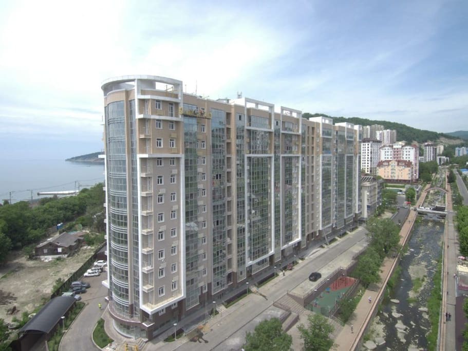 Panorama: Poseidon, apartments in new buildings, Sochi, Mamaika Microdistrict, K
