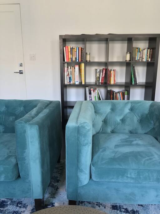 You're welcome to sit and read one of my books. The Clive Davis memoir or The James Dean Biography are favorites of mine.