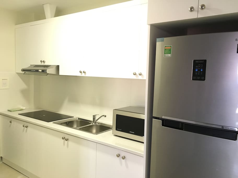 Kitchen with full equipment for your light cooking