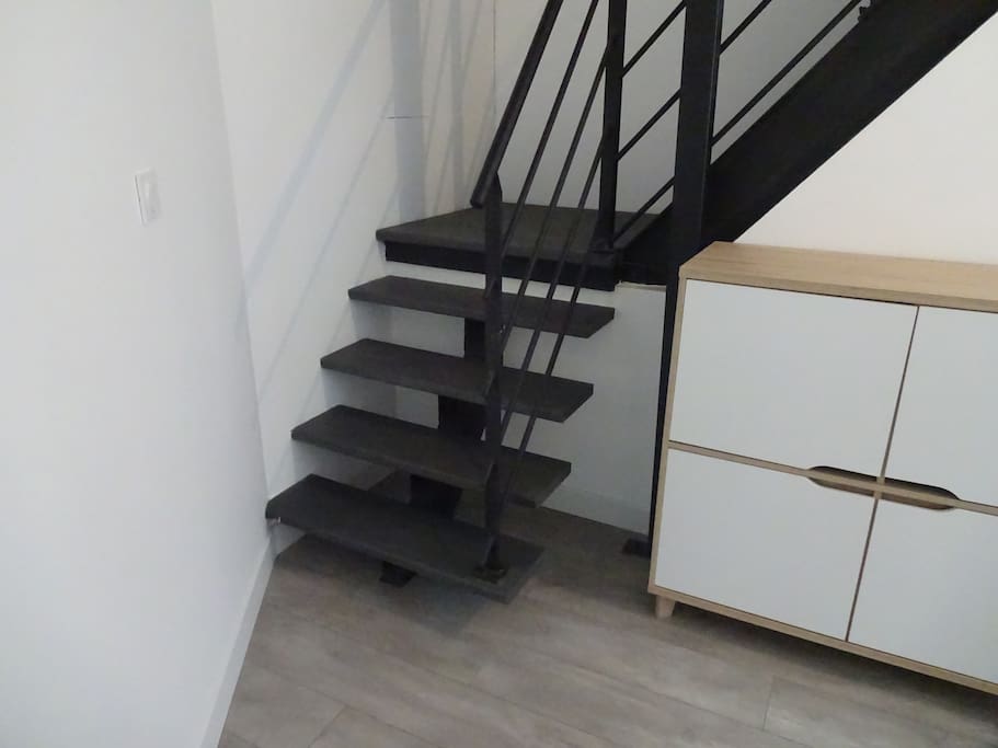 Accès à la chambre en duplex