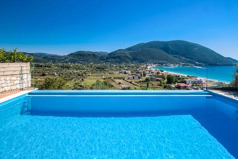 Villa Ostria with Private Pool & Sea Views