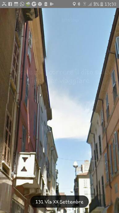 balcone della palazzina
