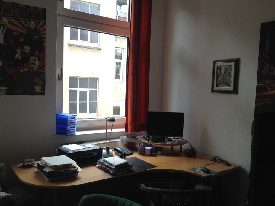 Spacious desk