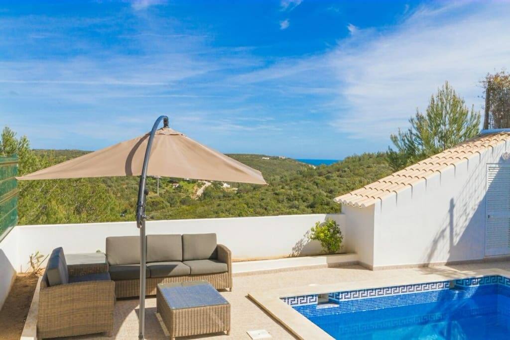 Shared Poolside sitting area