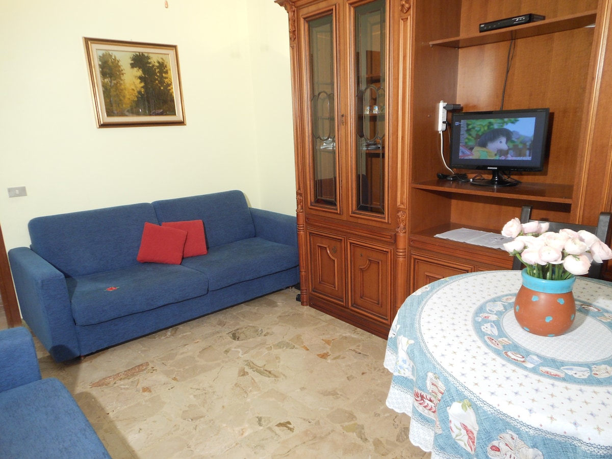 Room with Satellite Smart TV