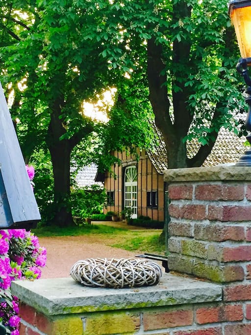 the entry to our cottage