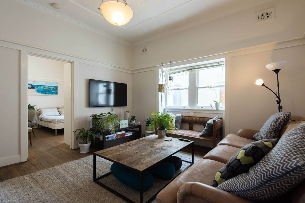 An open plan design allows for plenty of air and light to circulate throughout