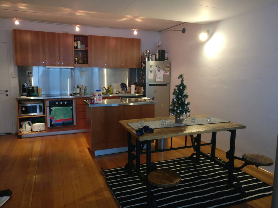 Kitchen and dining room