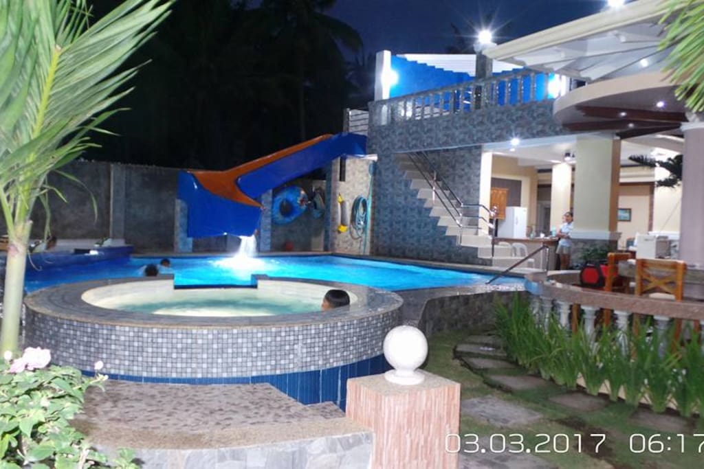 SWIMMING POOL WITH JACUZZI...JACUZZI WILL BE TURN ON UPON REQUEST ONLY.