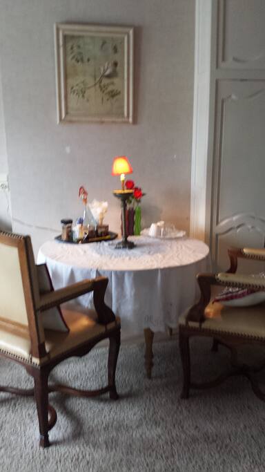 Petit déjeuner en chambre