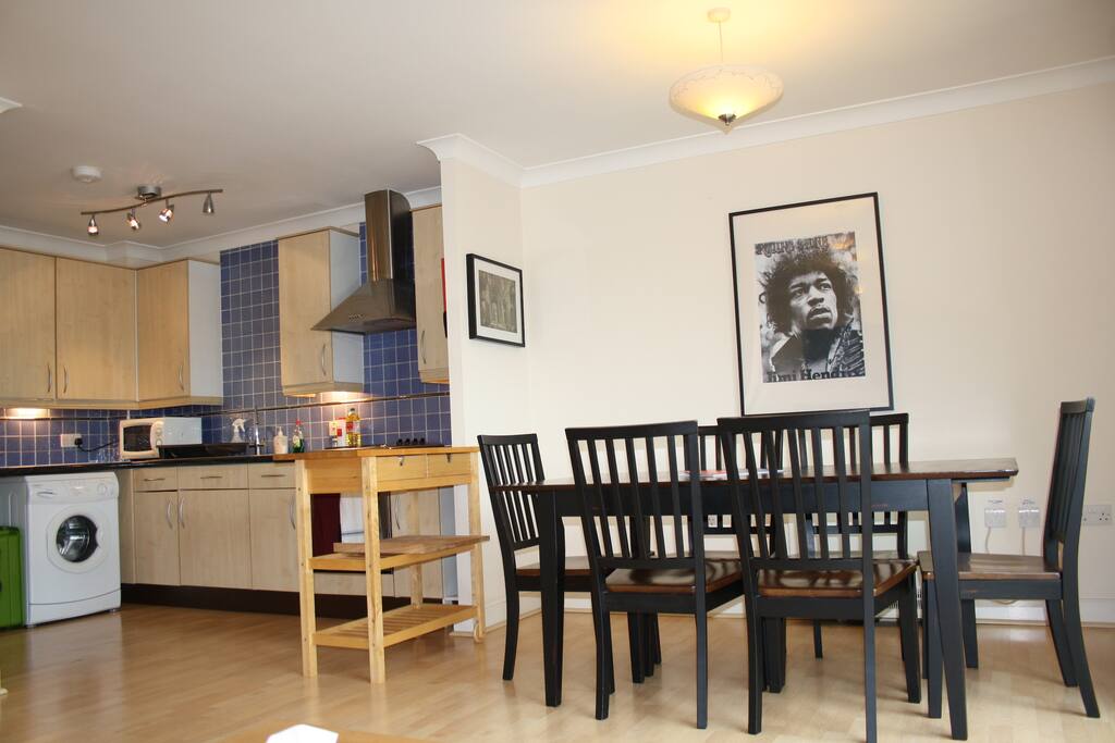 Open plan living area