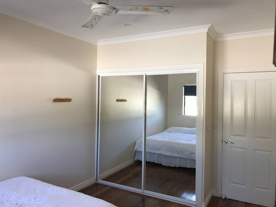View from corner of room