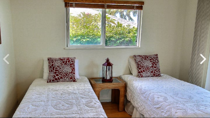 غرفة النومرقم2 يمكن تحويل سريرين مزدوجين إلى سرير كينج