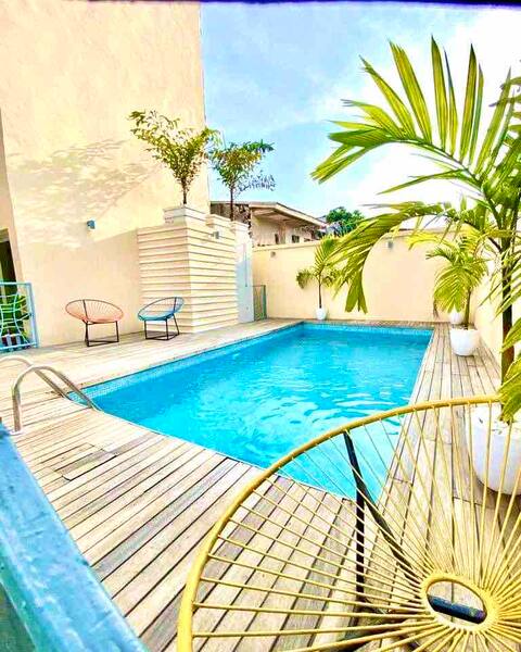 African Home VIP 1. Appart- Piscine
