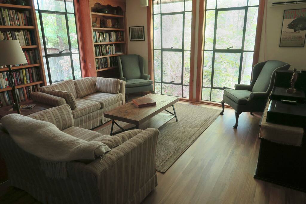 Living Room with Beautiful Windows